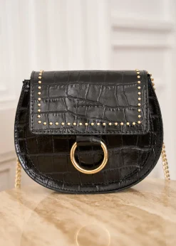 Cheap Motus Boutique Sac Elea CrocoNoir-SacElea