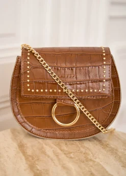 Best Motus Boutique Sac Elea CrocoCamel-SacElea
