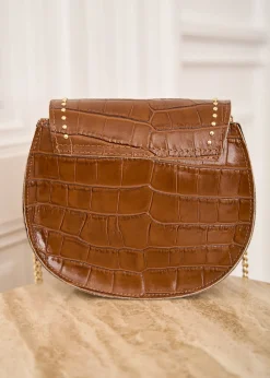 Best Motus Boutique Sac Elea CrocoCamel-SacElea