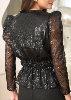 Sale Motus Boutique Top Agathe Noir-TopAgathe
