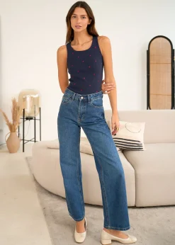 Cheap Motus Boutique Top Daphné Marine-TopDaphné