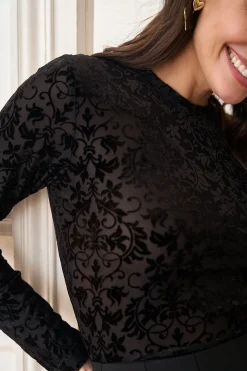 Sale Motus Boutique Top Roxane Noir-TopRoxane