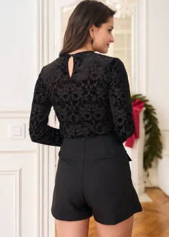 Sale Motus Boutique Top Roxane Noir-TopRoxane