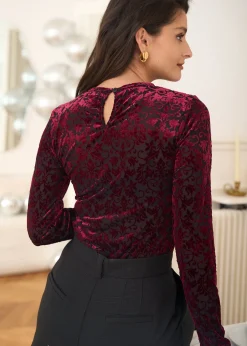 Cheap Motus Boutique Top Roxane Rouge-TopRoxane