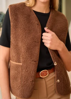 Store Motus Boutique Veste Ayla Camel-GiletAyla
