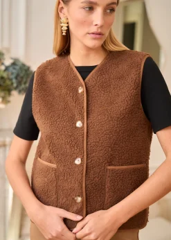 Store Motus Boutique Veste Ayla Camel-GiletAyla