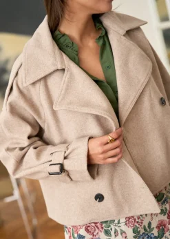 Online Motus Boutique Veste Carla Beige-VesteCarla