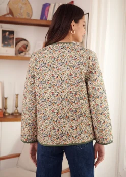 Cheap Motus Boutique Veste Edith ImpriméFleurifondbeige-VesteEdith