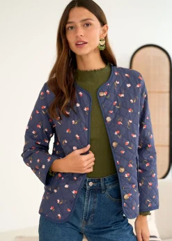 Cheap Motus Boutique Veste Edith ImpriméFondMarine-VesteEdith