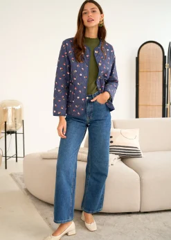 Cheap Motus Boutique Veste Edith ImpriméFondMarine-VesteEdith