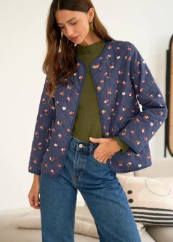 Cheap Motus Boutique Veste Edith ImpriméFondMarine-VesteEdith