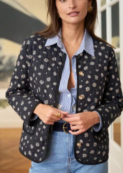 Hot Motus Boutique Veste Edith ImpriméFondNoir-VesteEdith