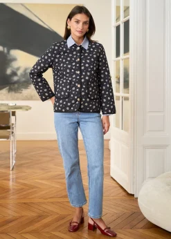 Hot Motus Boutique Veste Edith ImpriméFondNoir-VesteEdith