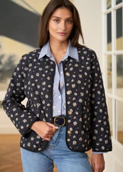 Hot Motus Boutique Veste Edith ImpriméFondNoir-VesteEdith
