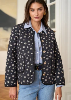 Hot Motus Boutique Veste Edith ImpriméFondNoir-VesteEdith