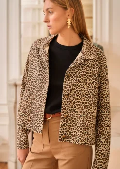 Cheap Motus Boutique Veste Elora Léopard-VesteElora