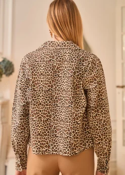 Cheap Motus Boutique Veste Elora Léopard-VesteElora