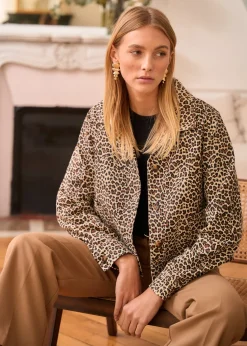 Cheap Motus Boutique Veste Elora Léopard-VesteElora