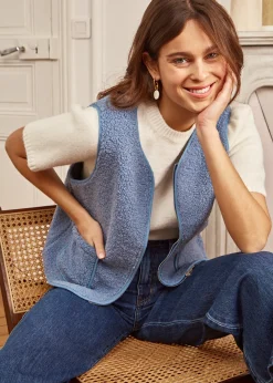 Discount Motus Boutique Veste Gabi Bleu-GiletGabi