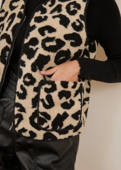 Flash Sale Motus Boutique Veste Gabi LéopardNoirBeige-GiletGabi