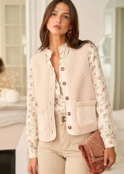 Clearance Motus Boutique Veste Harper Beige-GiletHarper