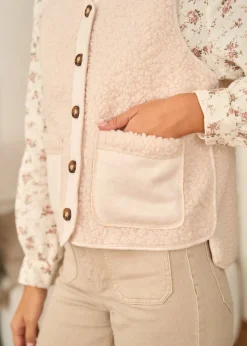 Clearance Motus Boutique Veste Harper Beige-GiletHarper