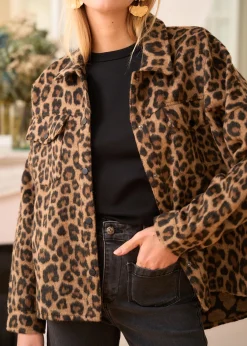 Clearance Motus Boutique Veste Indra Léopard-VesteIndra