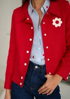 Best Motus Boutique Veste Isolde Rouge-VesteIsolde