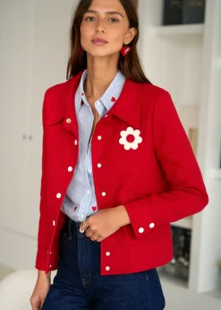 Best Motus Boutique Veste Isolde Rouge-VesteIsolde