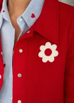 Best Motus Boutique Veste Isolde Rouge-VesteIsolde