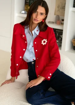 Best Motus Boutique Veste Isolde Rouge-VesteIsolde