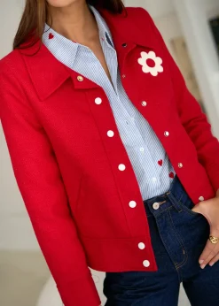 Best Motus Boutique Veste Isolde Rouge-VesteIsolde