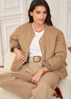 Online Motus Boutique Veste Lia Taupe-VesteLia