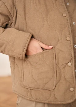 Online Motus Boutique Veste Lia Taupe-VesteLia