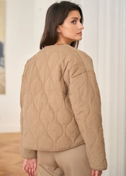 Online Motus Boutique Veste Lia Taupe-VesteLia