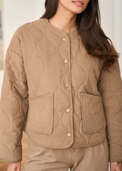 Online Motus Boutique Veste Lia Taupe-VesteLia