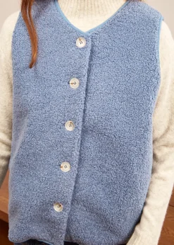 Shop Motus Boutique Veste Louis Bleu-GiletLouis