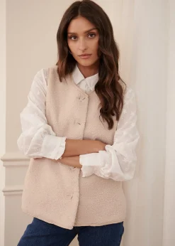 Outlet Motus Boutique Veste Louis Beige-GiletLouis