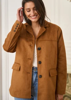 Shop Motus Boutique Veste Nina Camel-VesteNina