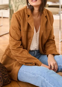 Shop Motus Boutique Veste Nina Camel-VesteNina