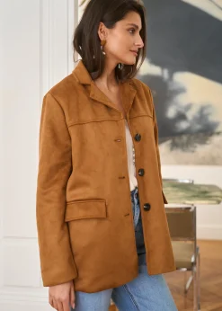 Shop Motus Boutique Veste Nina Camel-VesteNina
