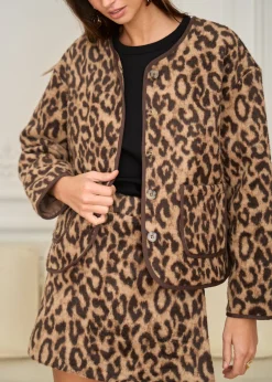 Cheap Motus Boutique Veste Noa Léopard-VesteNoa
