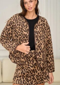 Cheap Motus Boutique Veste Noa Léopard-VesteNoa