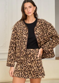 Cheap Motus Boutique Veste Noa Léopard-VesteNoa