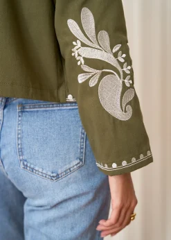 Outlet Motus Boutique Veste Oriane KakiEcru-VesteOriane